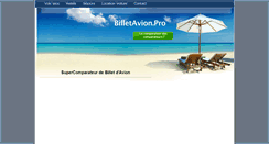 Desktop Screenshot of billetavion.pro